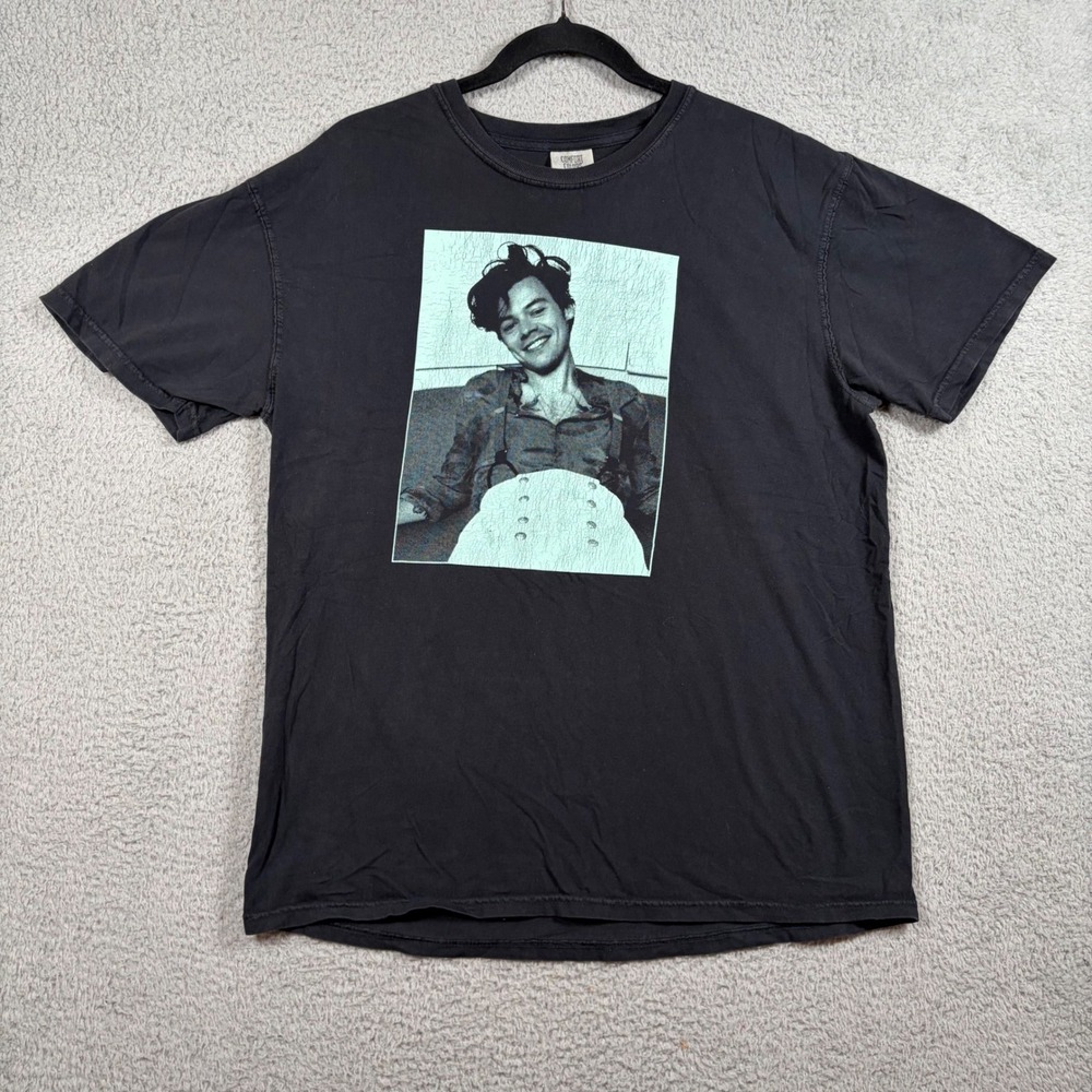 Harry Styles Love On Tour 21 Graphic T Shirt Black Comfort Colors Large